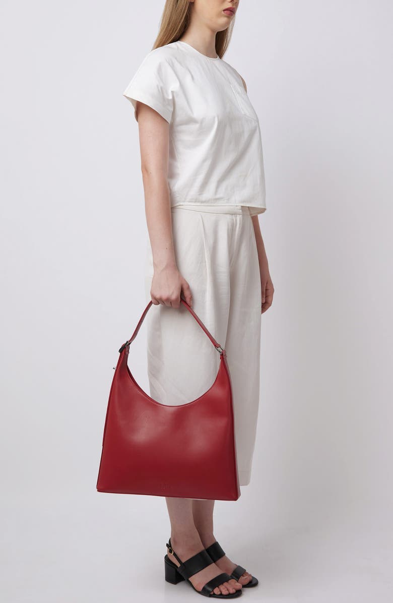 behno Large Danny Flatiron Leather Shoulder Bag, Alternate, color,