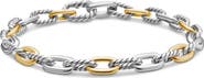 David Yurman Madison® Chain Bracelet in Sterling Silver with 18K Yellow Gold, 5.5mm