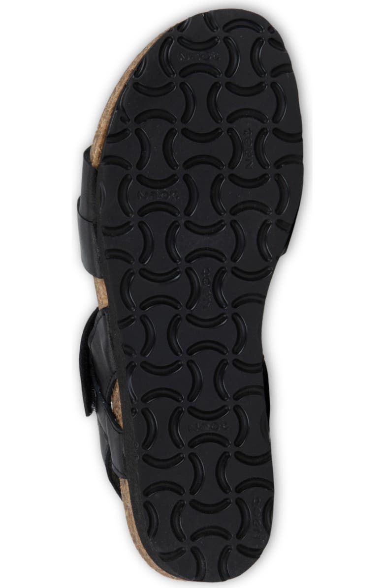 Naot Kayla Arch Pro Sandal, Alternate, color, Black Leather