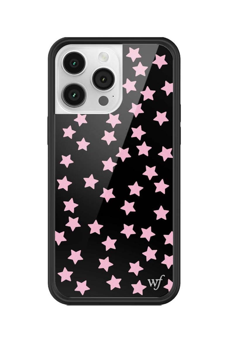 Super Cute Stars iPhone Case, Alternate, color, Black