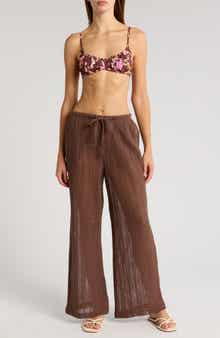 Beach City Wide Leg Cover-Up Pants