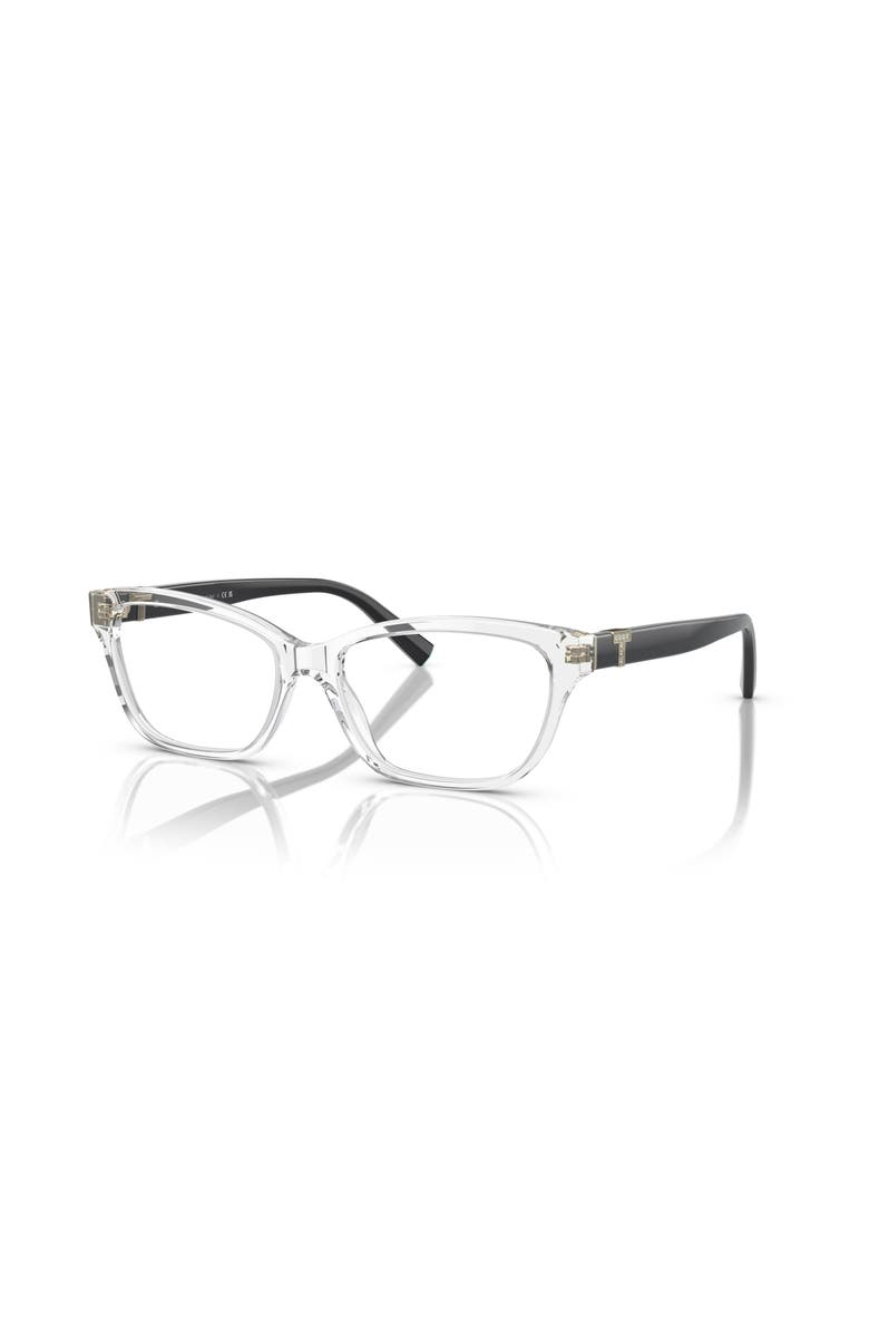 Tiffany & Co. 54mm Rectangle optical glasses, Main, color, Transparent