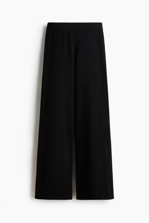 Wide Knitted Trousers