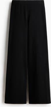 H&M Wide Knitted Trousers