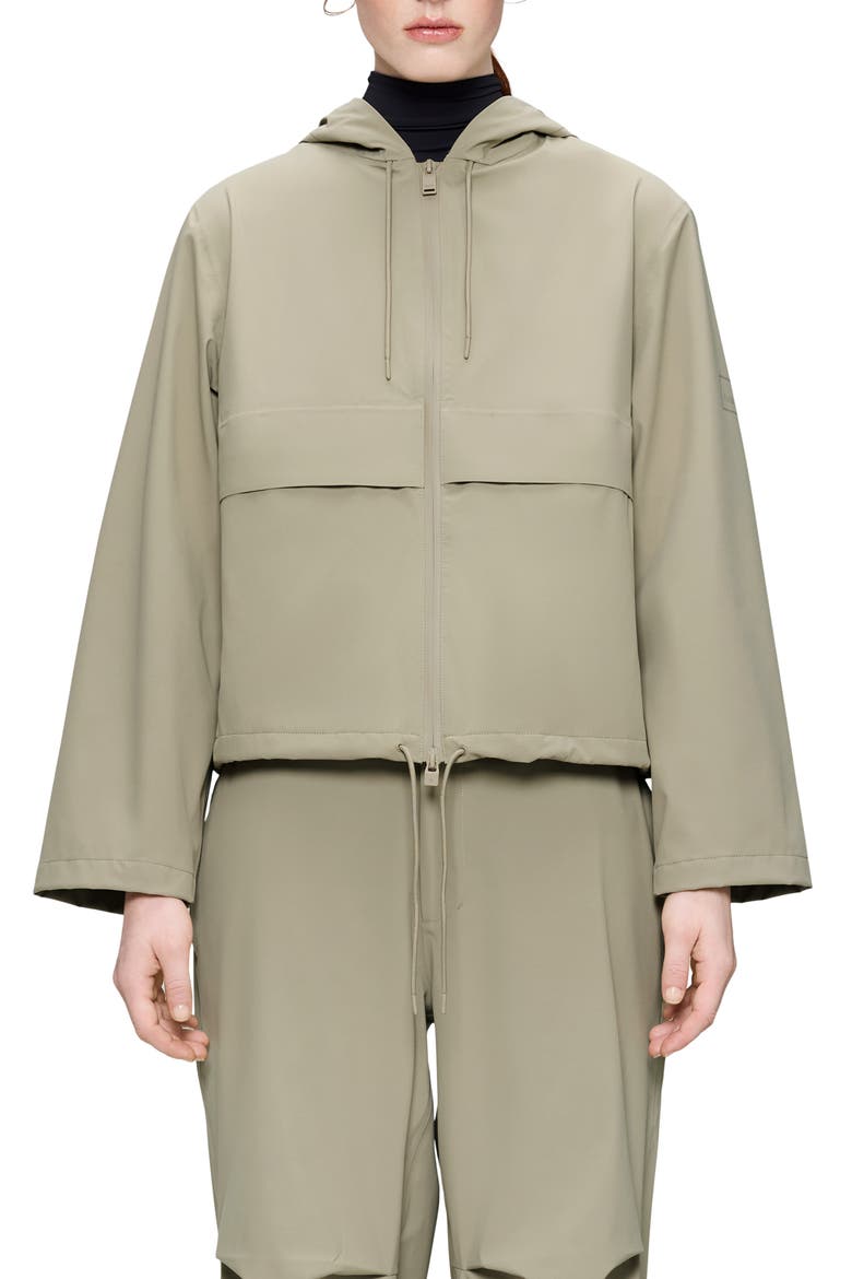 Suva Hardshell Rain Jacket, Main, color, BEIGE
