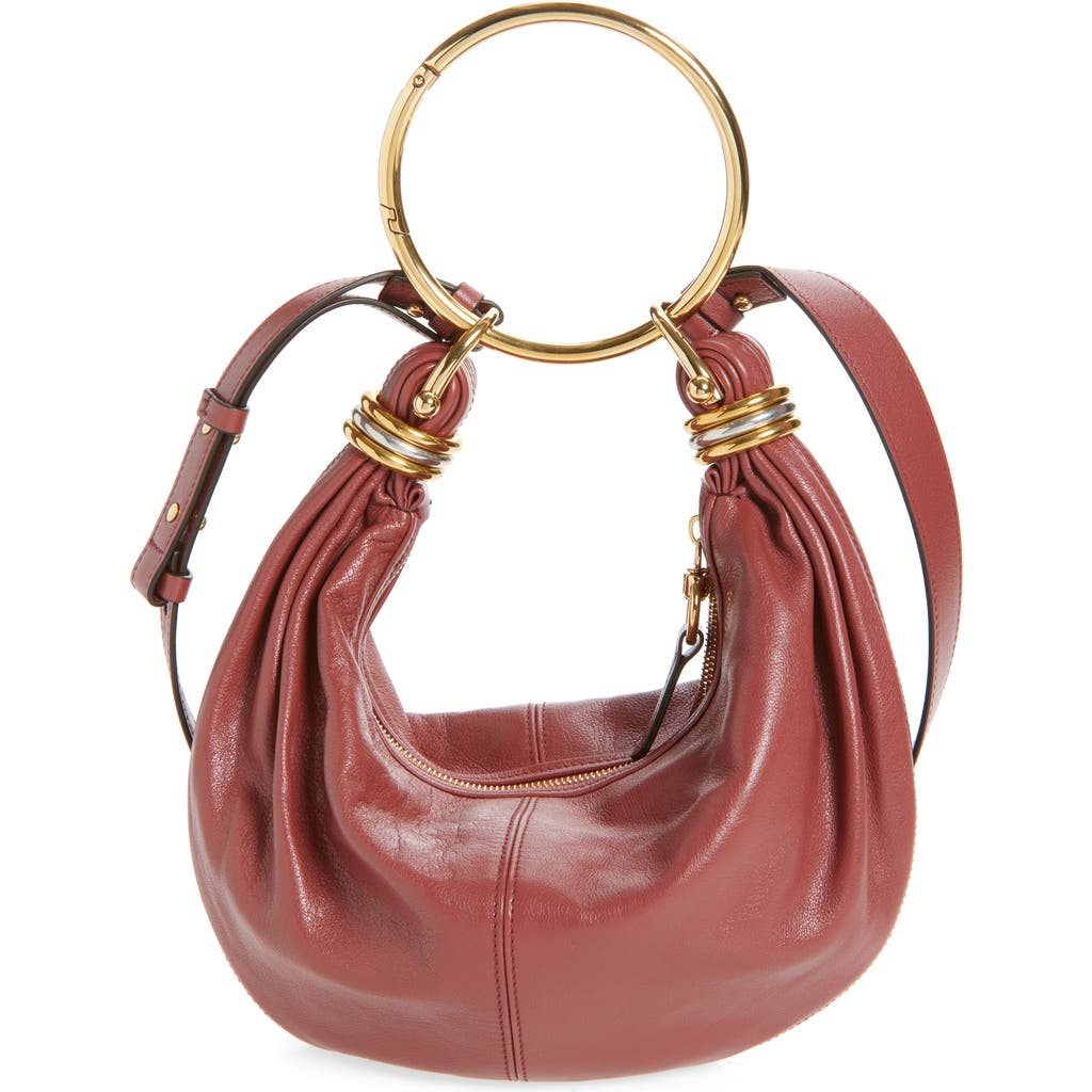 Chloé Chloè Bracelet Small Leather Hobo Bag