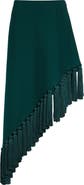Alaïa Tassel Asymmetric Wool Skirt