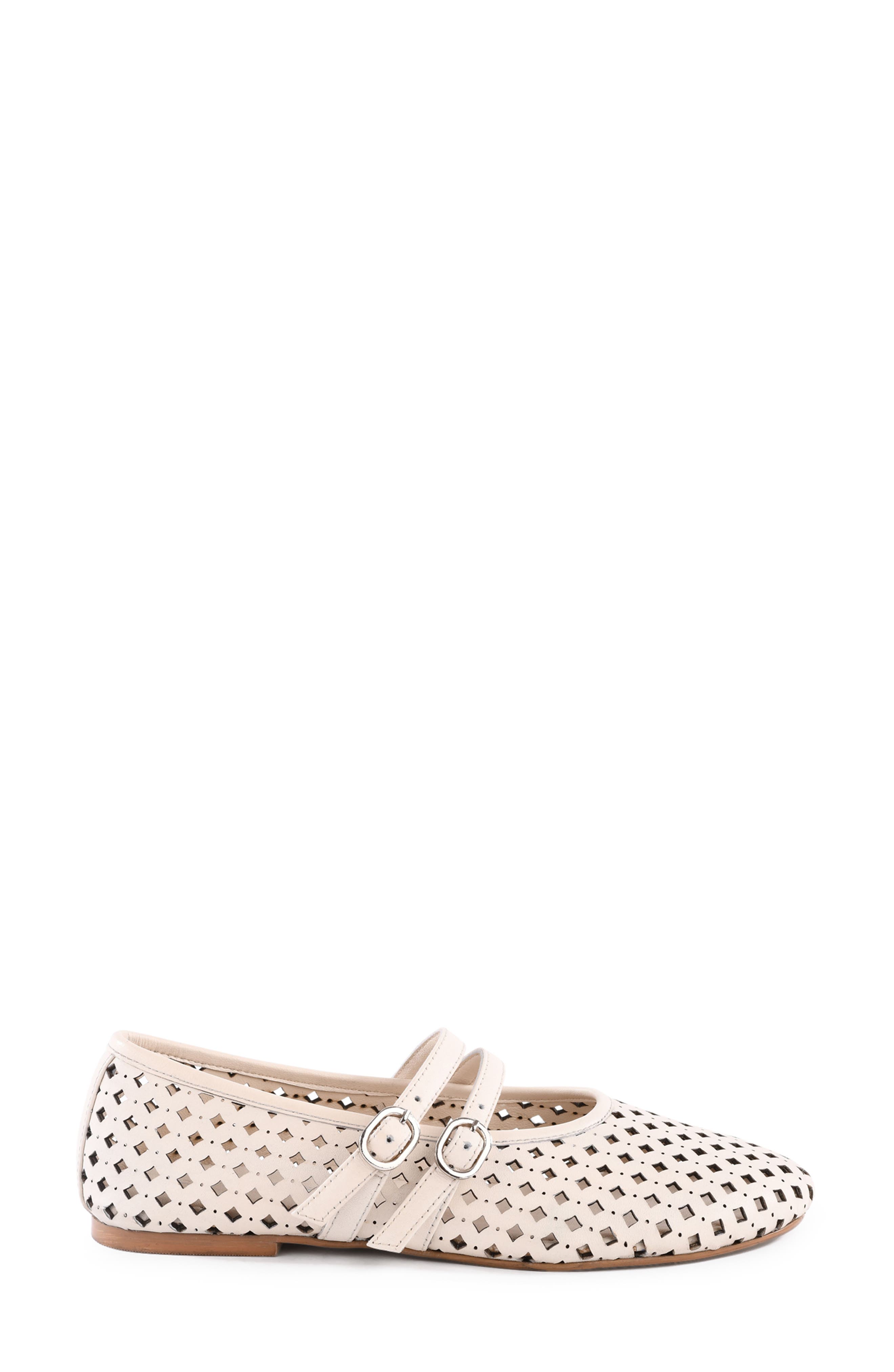 Seychelles Royal Mary Jane Flat, Alternate, color, Off White