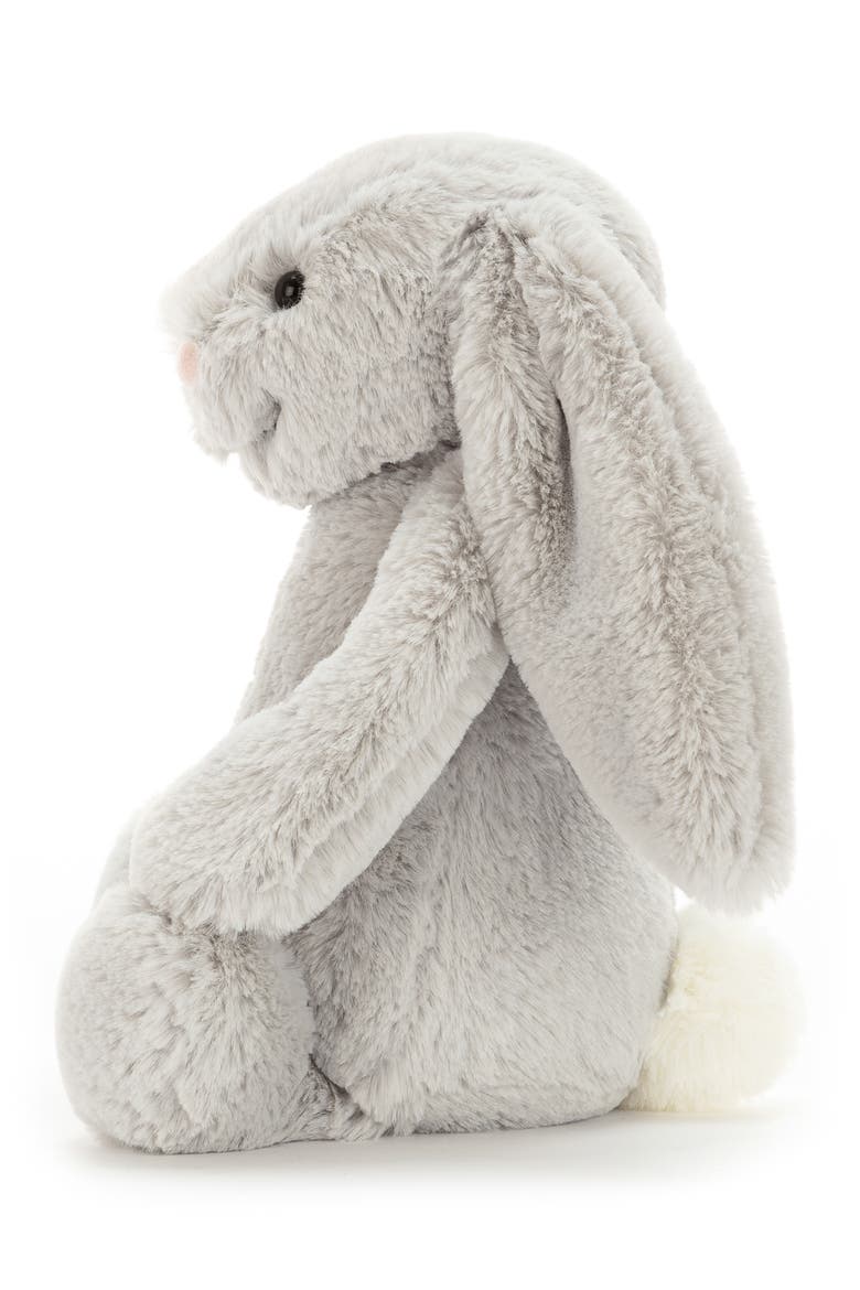 Bashful Bunny 12-Inch Plushie, Alternate, color, GREY
