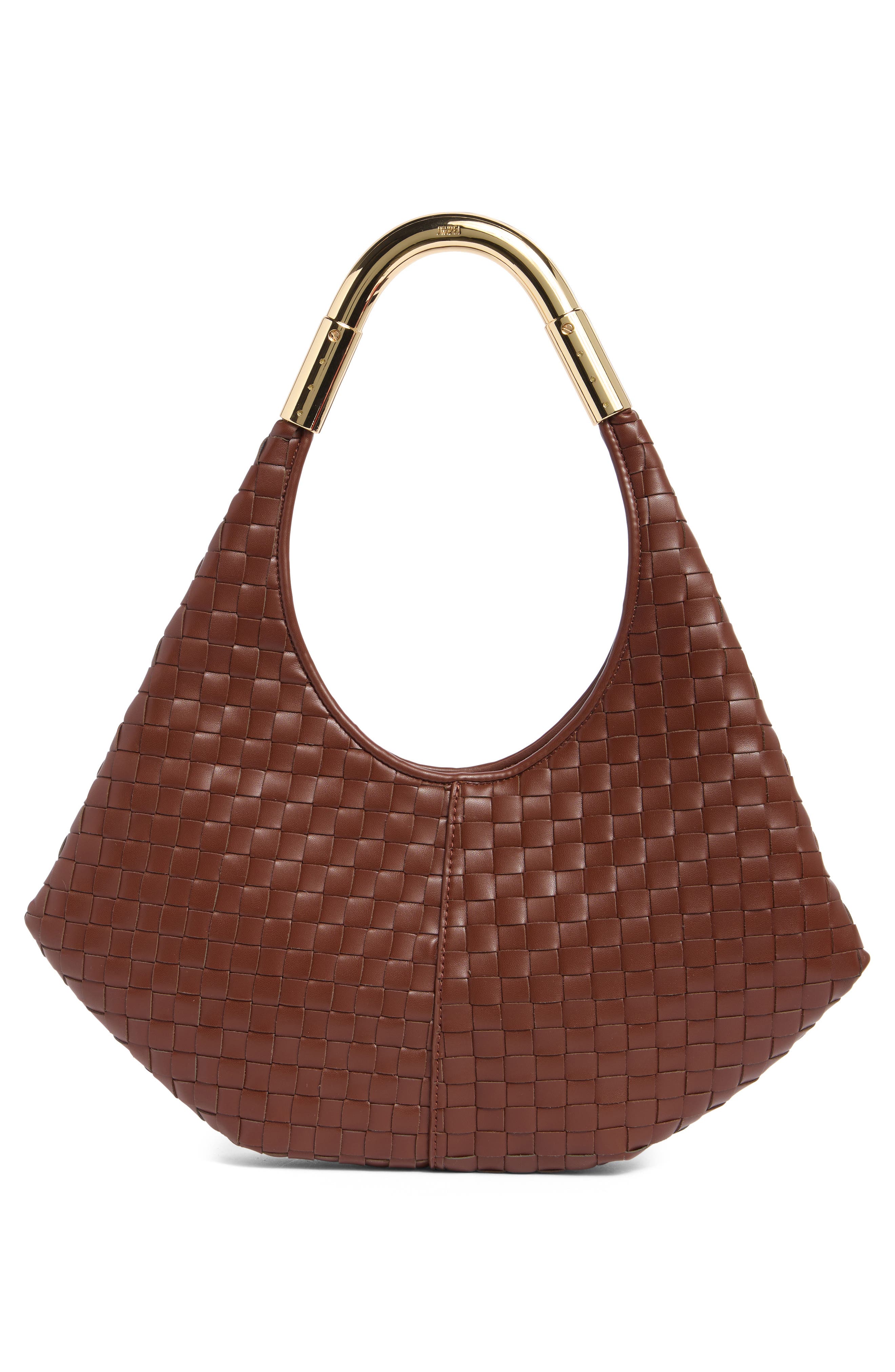 Olivia Woven Hobo Bag, Alternate, color, BROWN