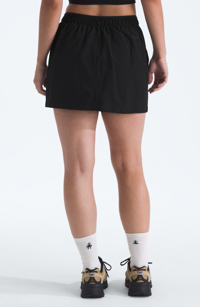 The North Face Basin Pull-On Skort, Alternate, color, Black