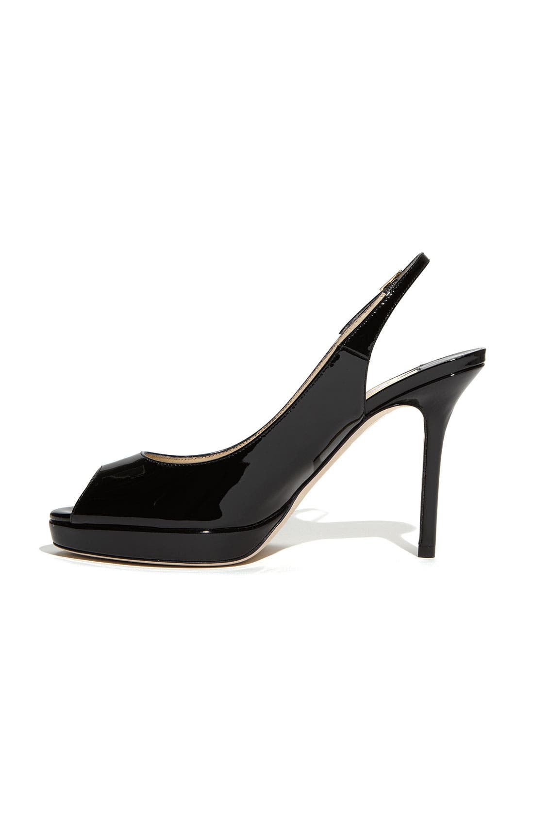 Jimmy Choo 'Nova' Patent Leather Slingback Pump, Alternate, color, 