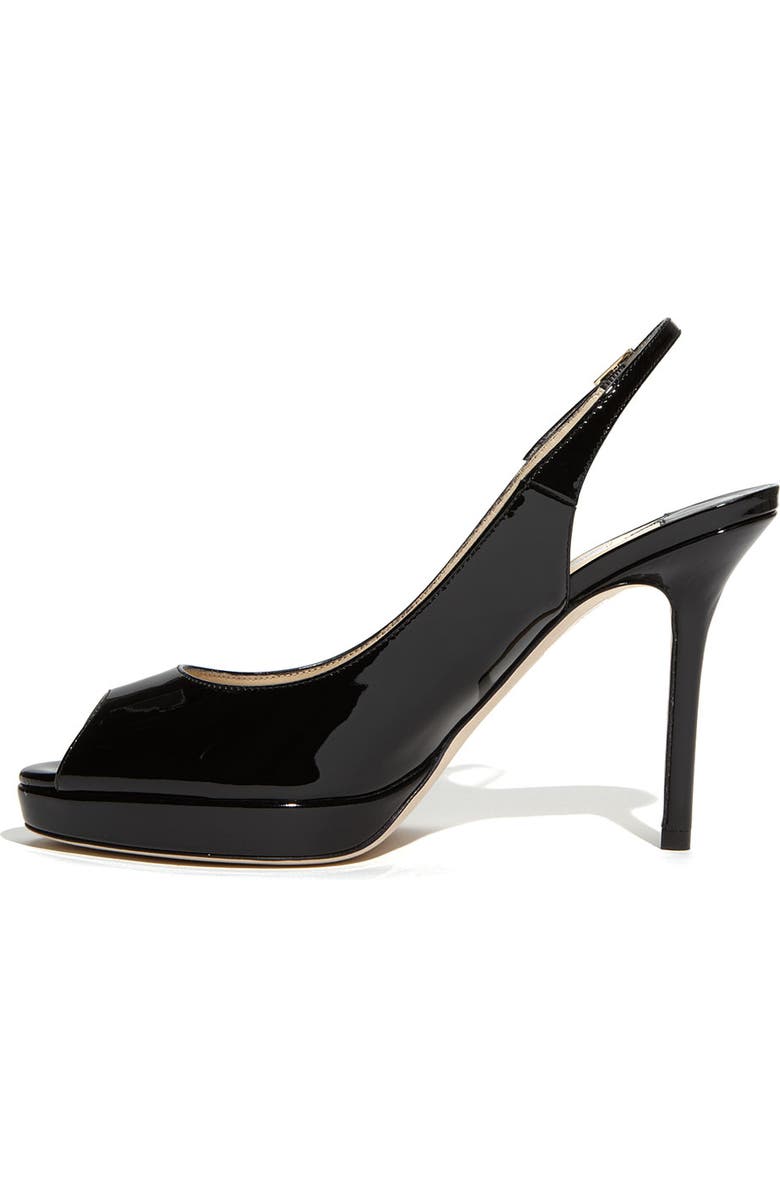 Jimmy Choo 'Nova' Patent Leather Slingback Pump, Alternate, color,