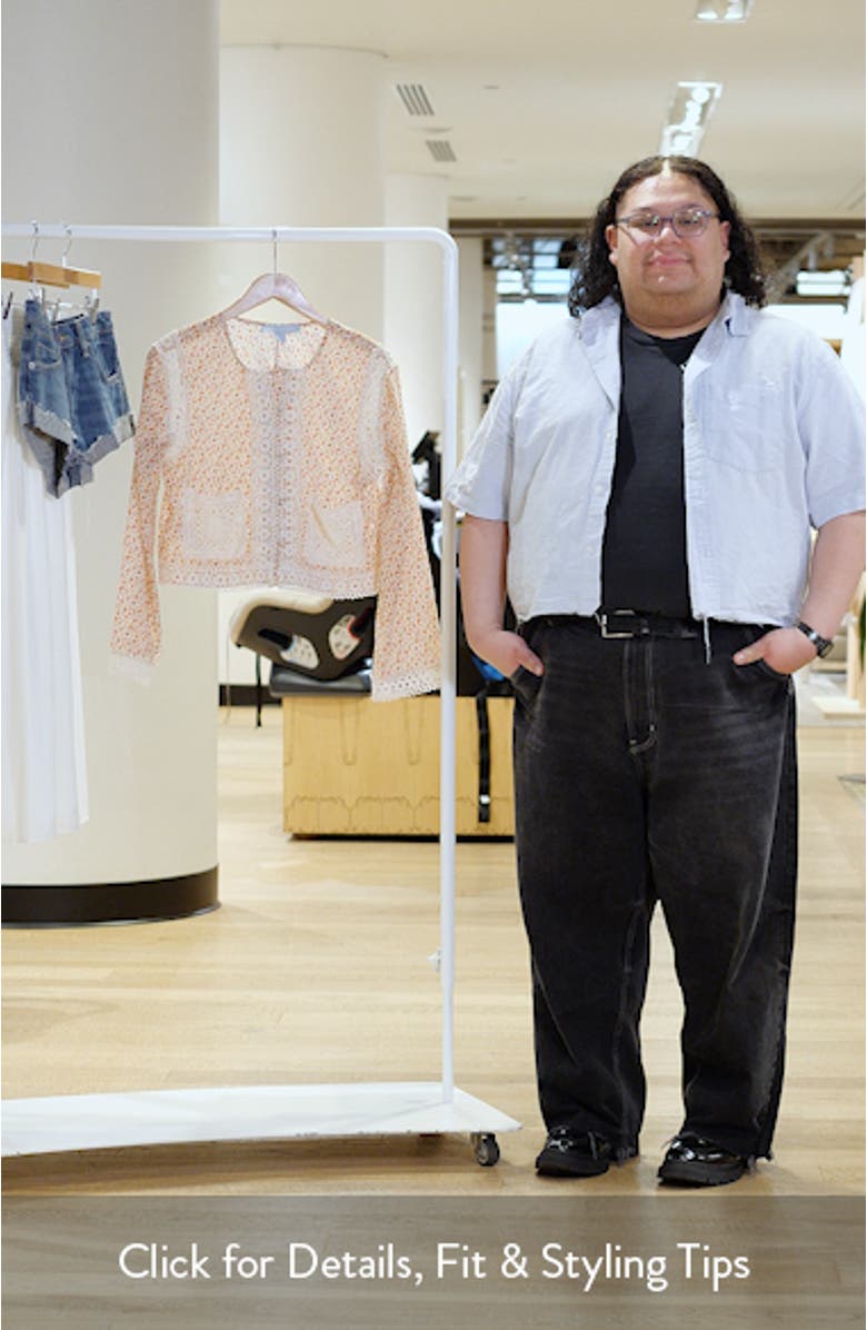 The Tory Crop Organic Cotton Voile Top, sales video thumbnail