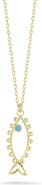 GLAZE JEWELRY Fish Pendant Necklace