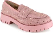 ZIGI Cassondra Rhinestone Embellished Lug Sole Loafer