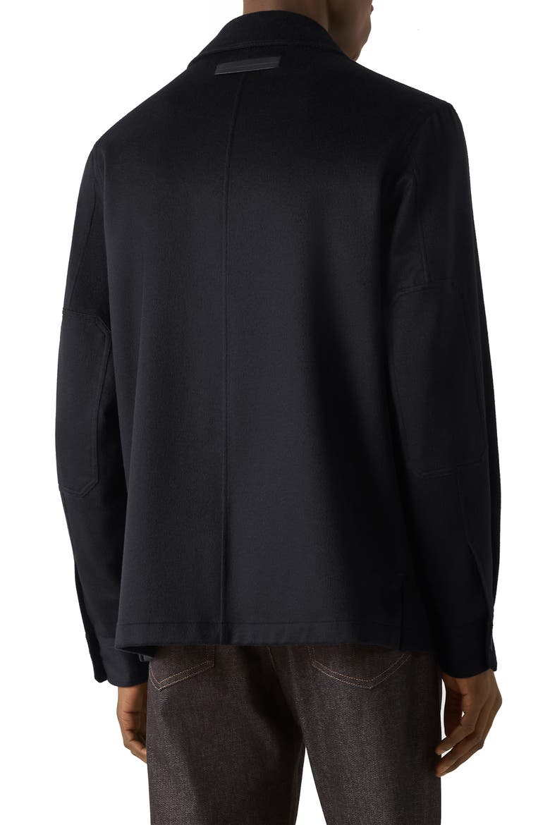 Oasi Cashmere Overshirt, Alternate, color, NAVY BLUE