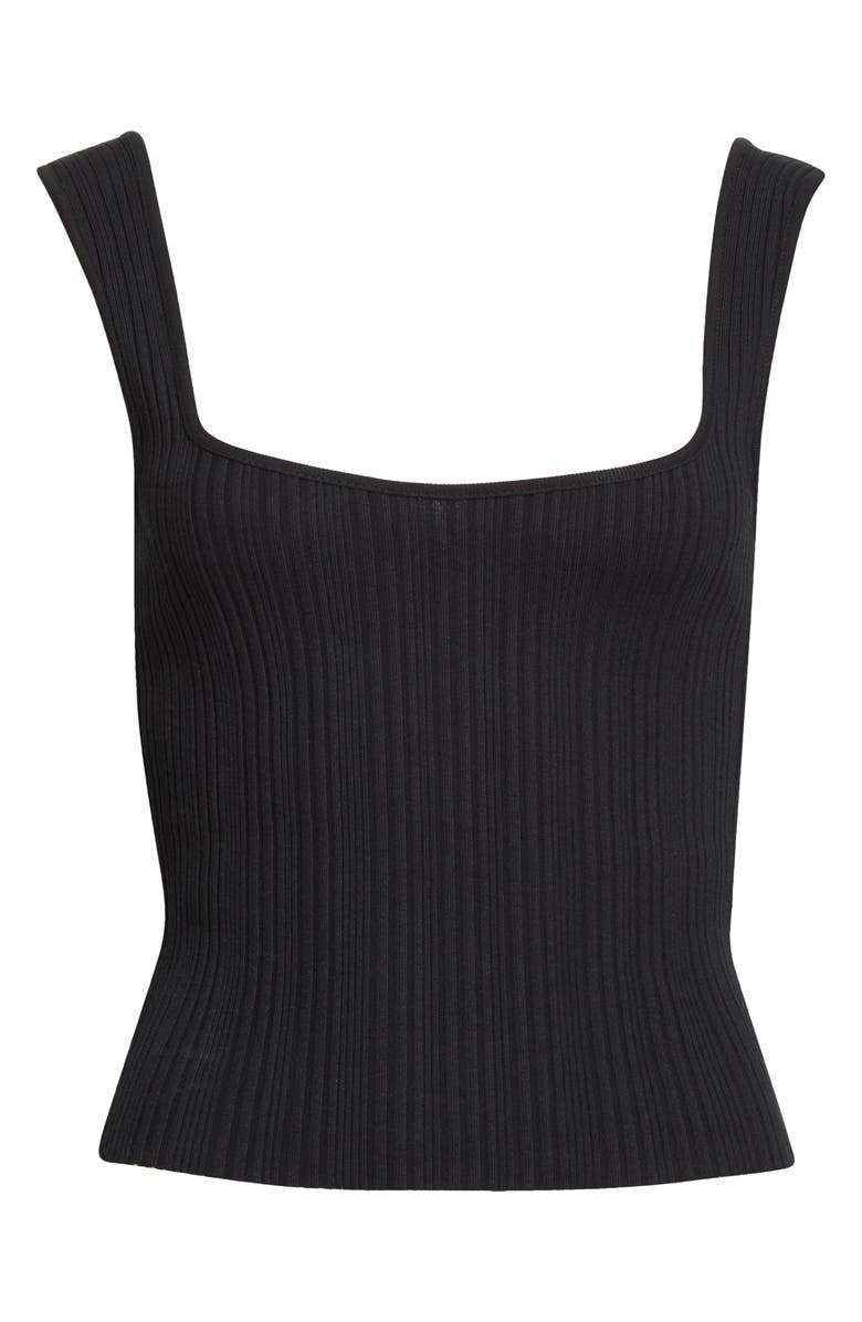 Vince Square Neck Rib Tank Top, Alternate, color, 
