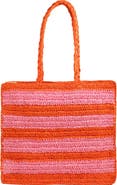 Zsa Zsa Zsu Delhi 100% Raffia Shoulder Bag 17X14 In