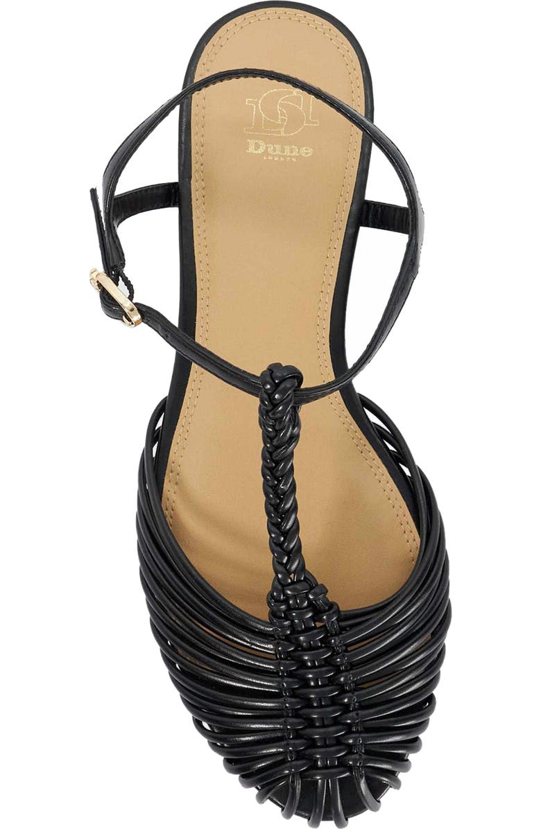 Dune London Harmoni Ankle Strap Sandal, Alternate, color, Black