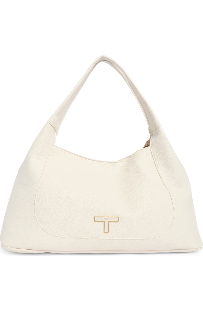 T Tahari Evonne Shoulder Bag with Pouch, Main, color, Eggshell