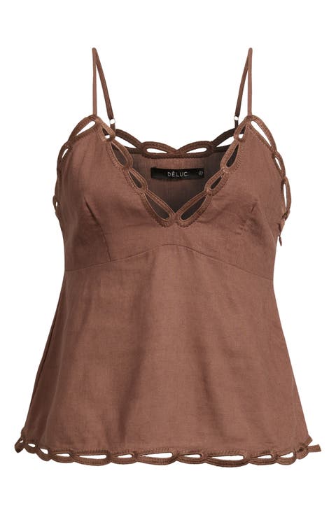 Comte Embroidered Trim Camisole