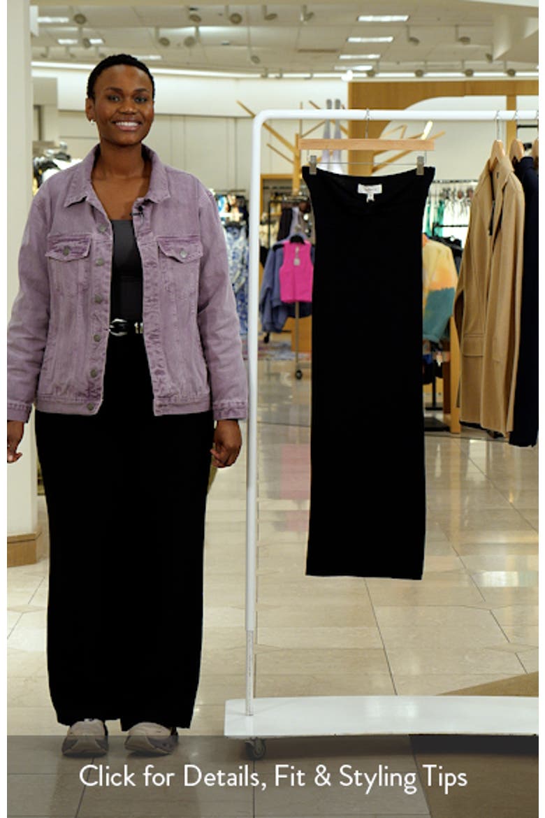 Lisette Strapless Rib Cover-Up Dress video