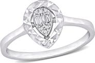 Julianna B. Diamond Teardrop Cluster Ring 14k