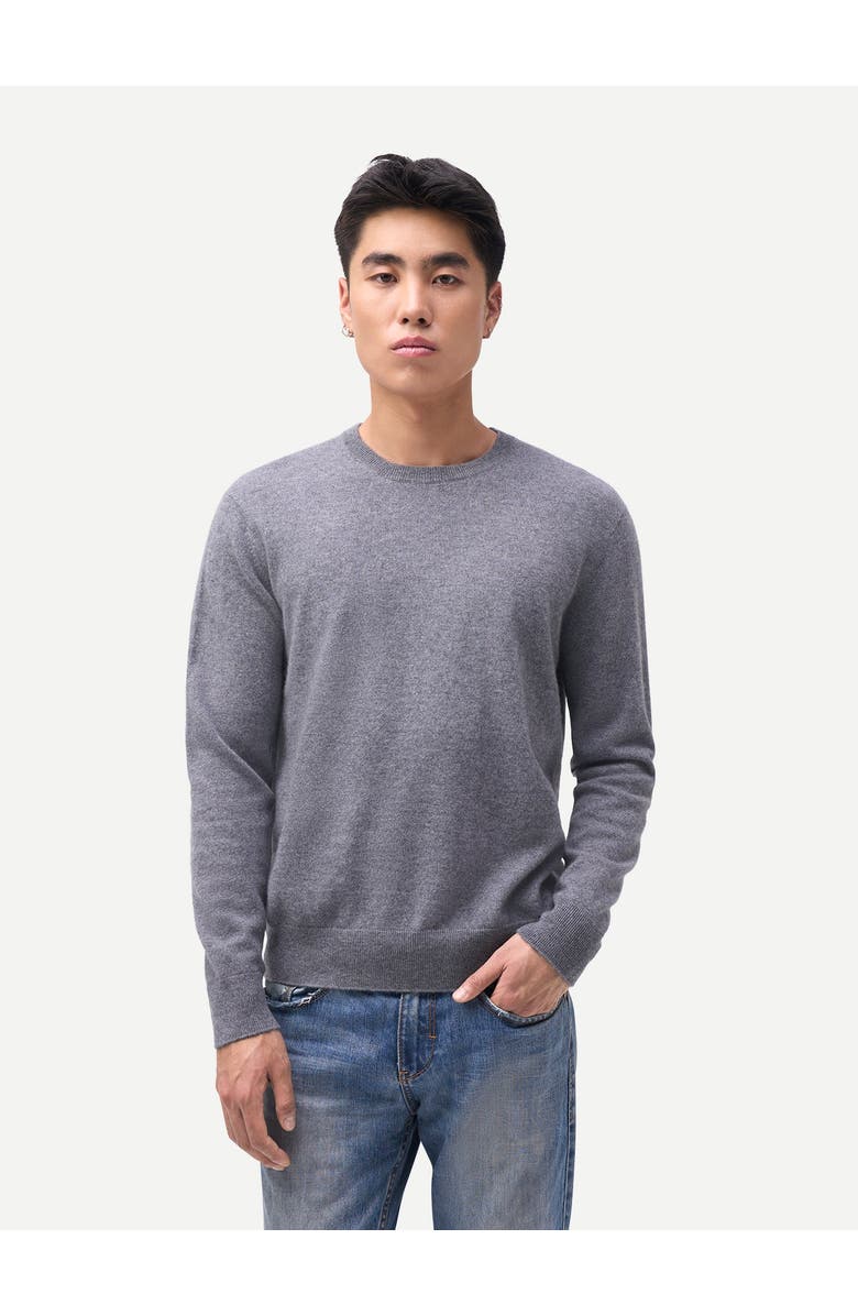 Gobi Cashmere Timeless Crewneck Cashmere Sweater, Alternate, color, Dim Gray