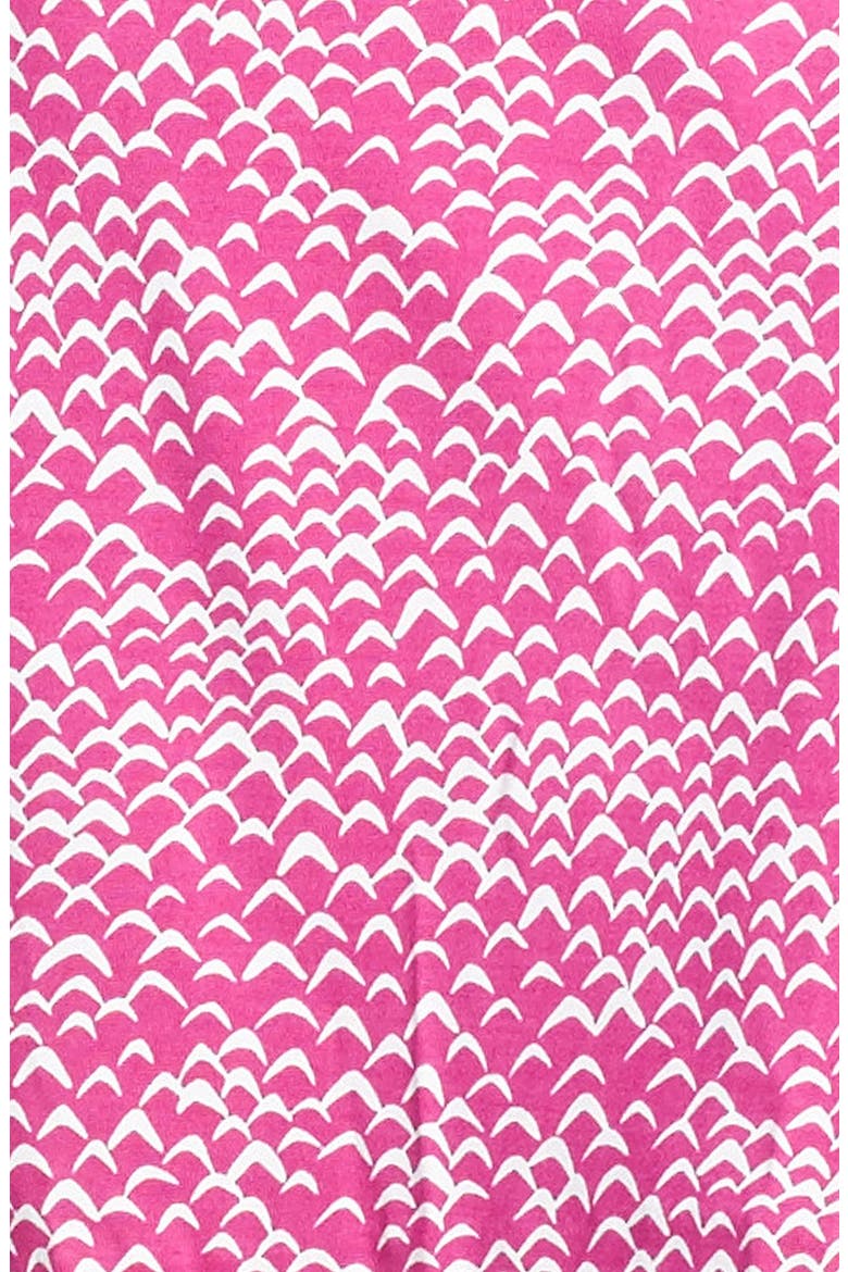 'New Julian 2' Silk Wrap Dress, Alternate, color, BIRDS RASPBERRY