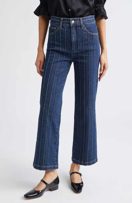 Cinq à Sept Camen Pintuck Flare Jeans