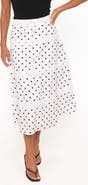 Petal & Pup Lucia Tiered Midi Skirt