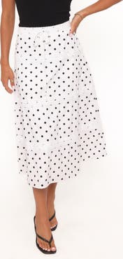 Petal & Pup Lucia Tiered Midi Skirt