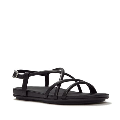 Gracie Leather Strappy Sandals