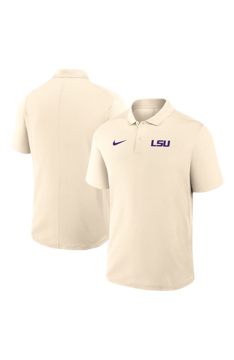 Nike Men's Nike Tan LSU Tigers Primary Logo Victory Performance Polo, Main, color, Tan