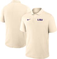 Nike Men's Nike Tan LSU Tigers Primary Logo Victory Performance Polo