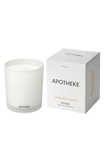 Apotheke Grapefruit Blossom Scented Candle In White