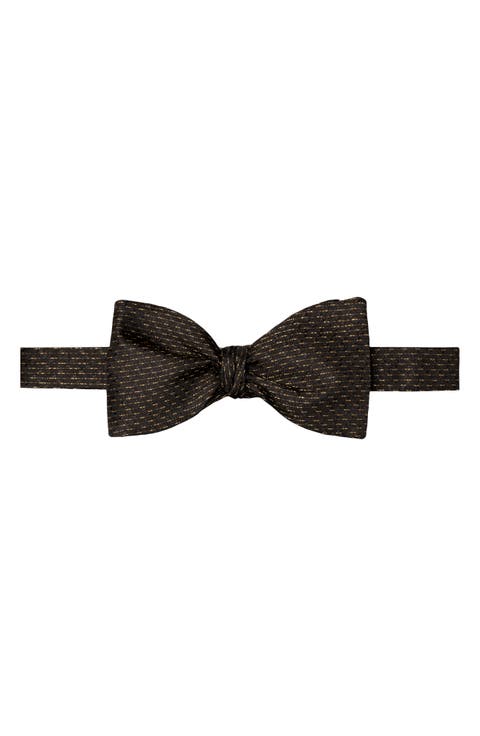 Textured Silk Bow Tie
