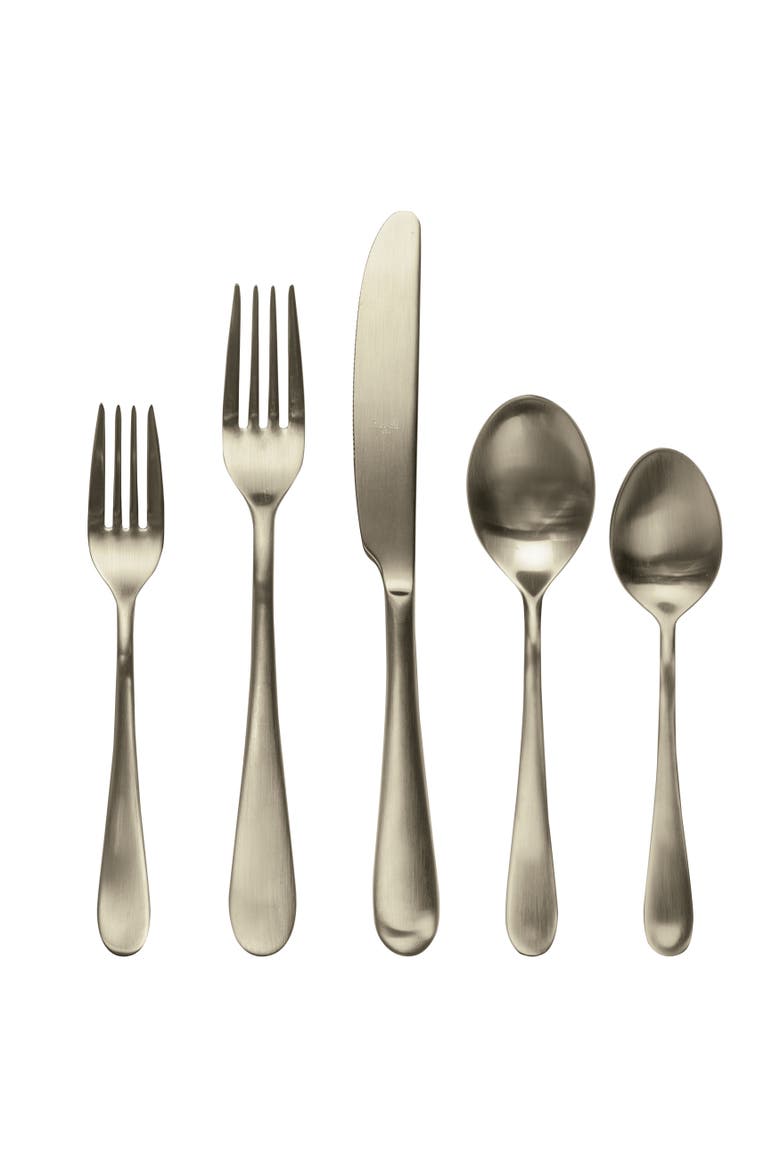 Natura Ice Flatware  Set - 5 Pieces, Main, color, Ice Champagne