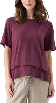 Ripe Maternity Mike Rib Nursing Top