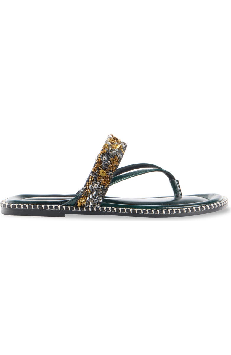Dries Van Noten Sequin Slide Sandal, Alternate, color, Silver