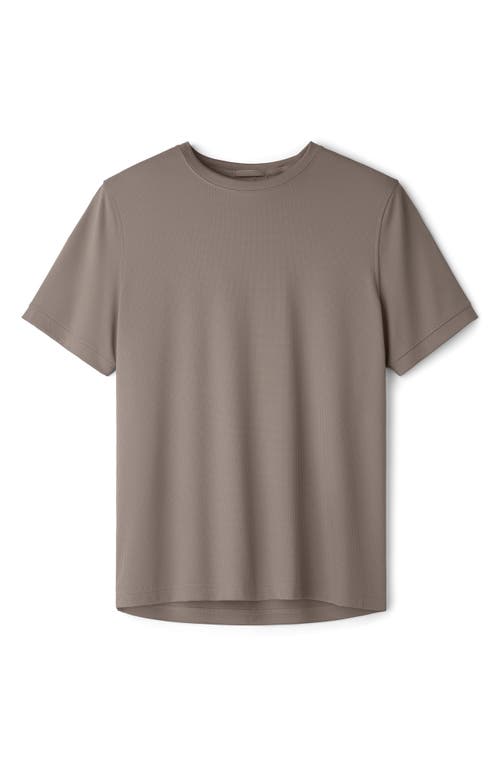 Rhone Waffle Tech Crew T-shirt In Gray