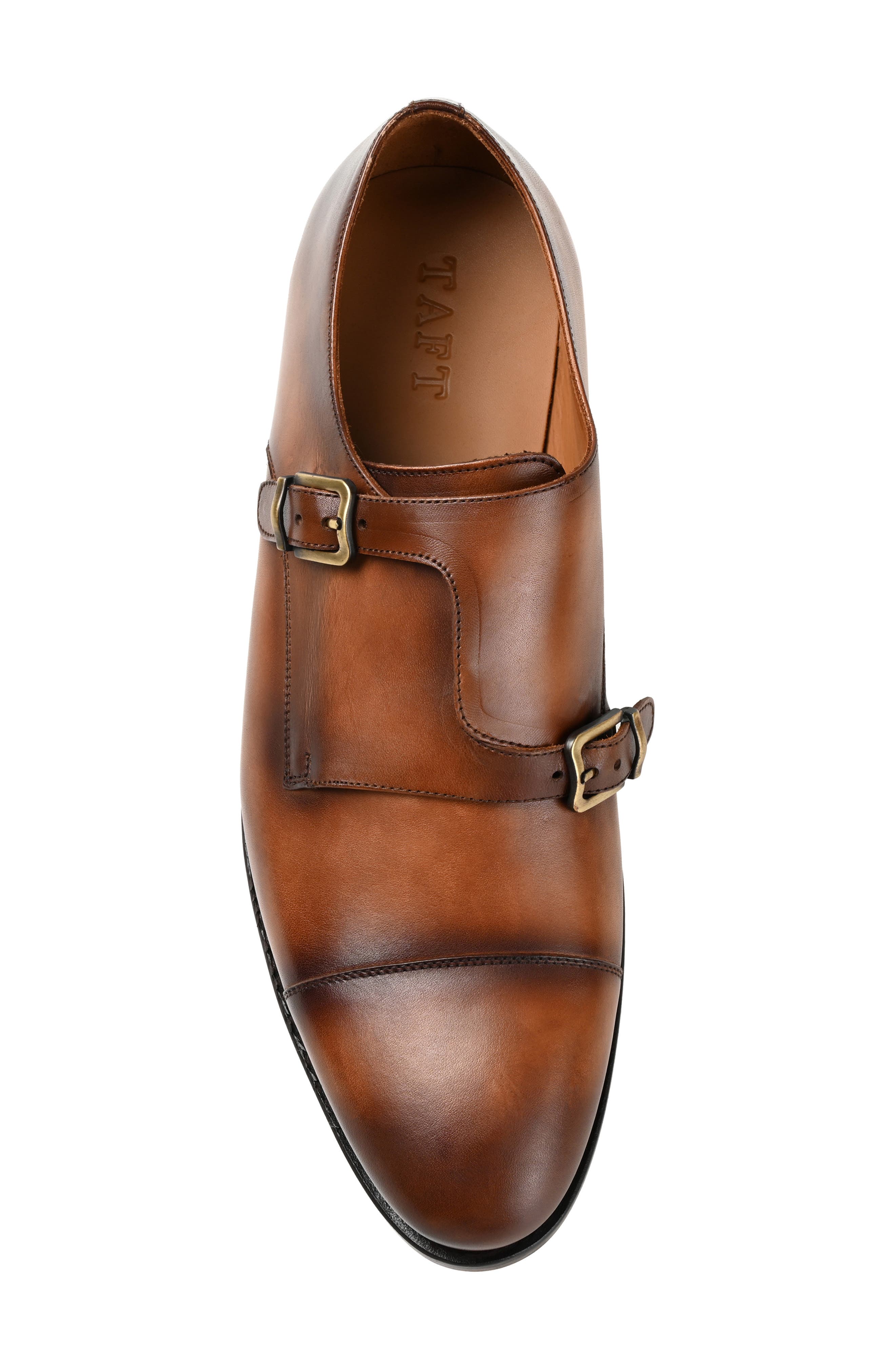 TAFT Prince Double Monk Strap Shoe, Alternate, color, 
