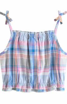 NEXT Kids' Print Tie Shoulder Cotton Top