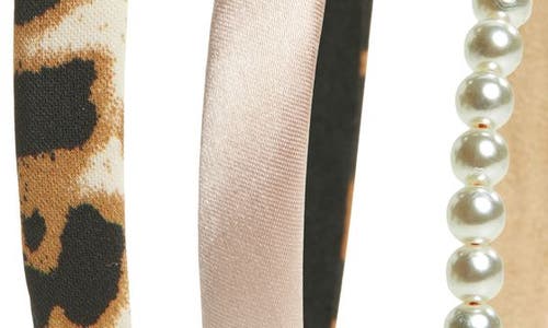 Bp. Pretty Set Of 3 Headbands In Multi