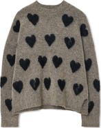 AllSaints Amora Jacquard Alpaca & Wool Blend Sweater