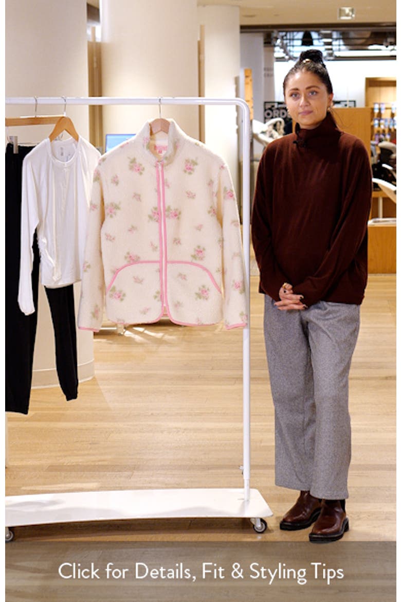 Sienna Flower Fleece Jacket video