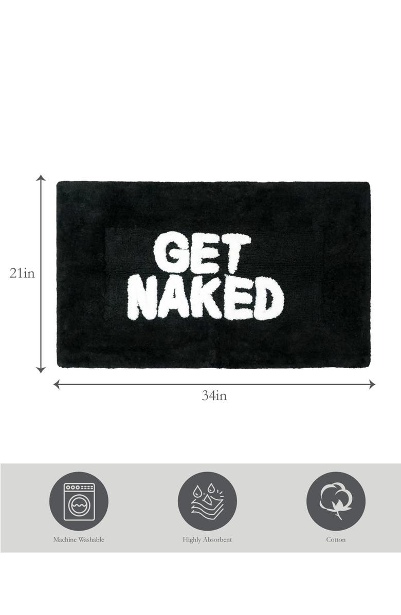 Jean Pierre New York Bet Naked Bath Mat, Alternate, color, 