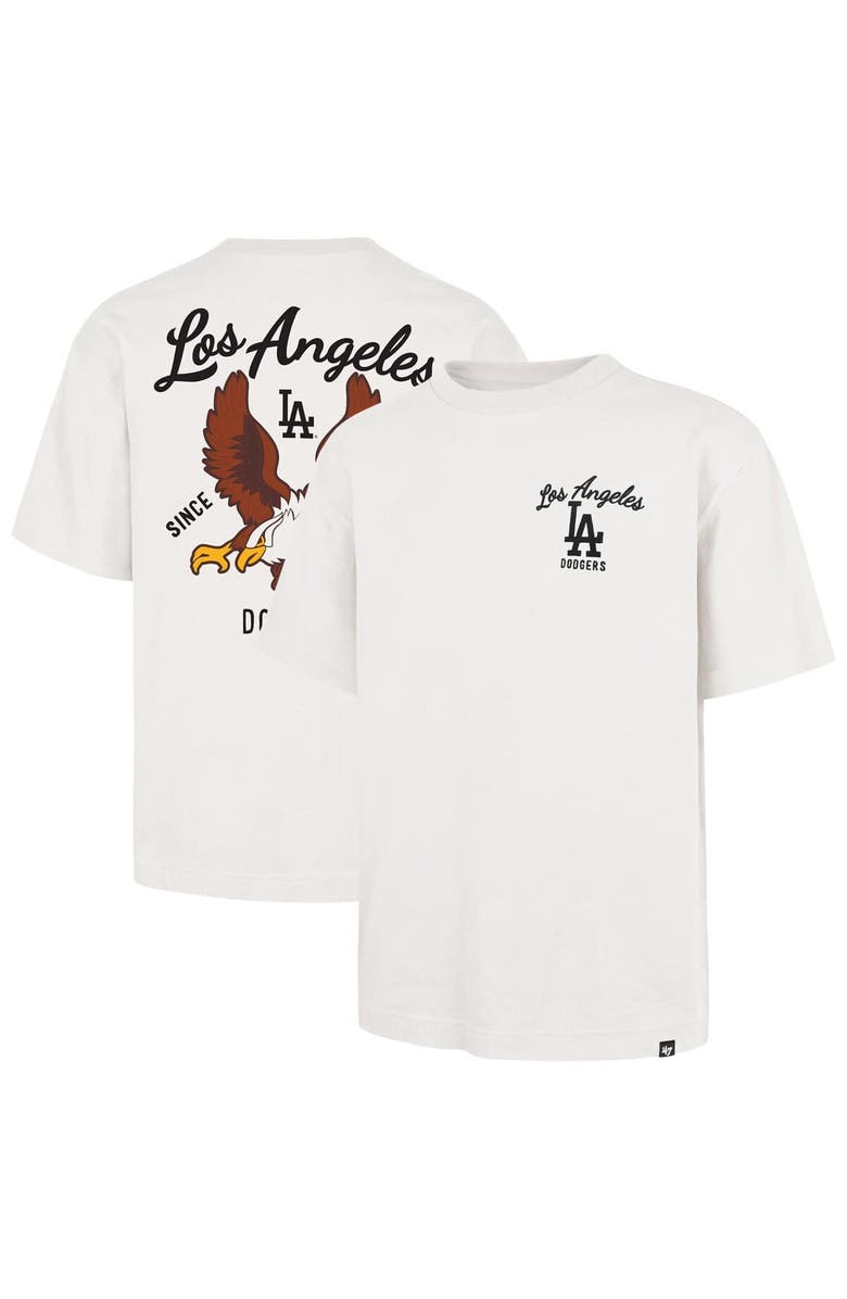 '47 Men's '47 Cream Los Angeles Dodgers Souvenir Eagle Foundation T-Shirt, Main, color, Cream