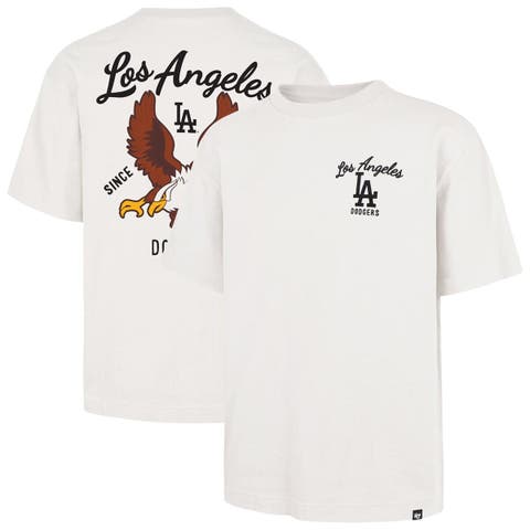 Men's '47 Cream Los Angeles Dodgers Souvenir Eagle Foundation T-Shirt